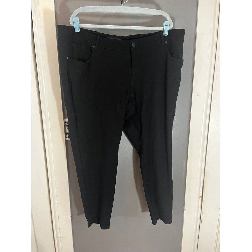 Torrid size 24 regular 24r black dress pants